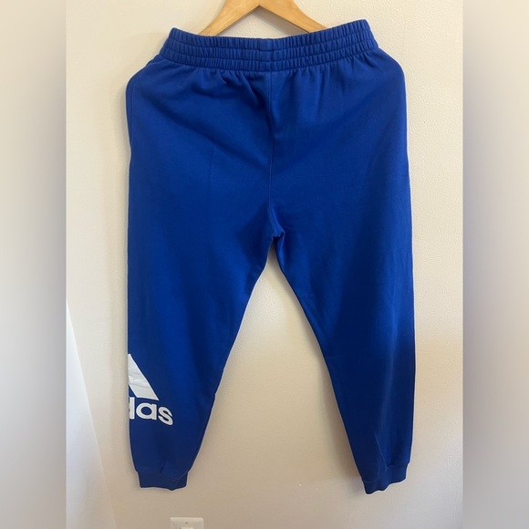 Adidas Blue Sweatpants with Elastic Waistband - Picture 4 of 6